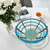 (US Local)Flower Diamond Painting Wooden Serving Tray Decorative Diamond Art Fruit Tray(A)