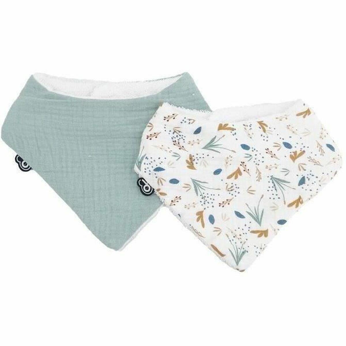 Bib Domiva Celeste Cotton 2 Pieces (2 Units)