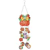 (US Local)DIY Diamond Painting Double Sided 3D Wind Chime Xmas Pendant  Hanging Kit