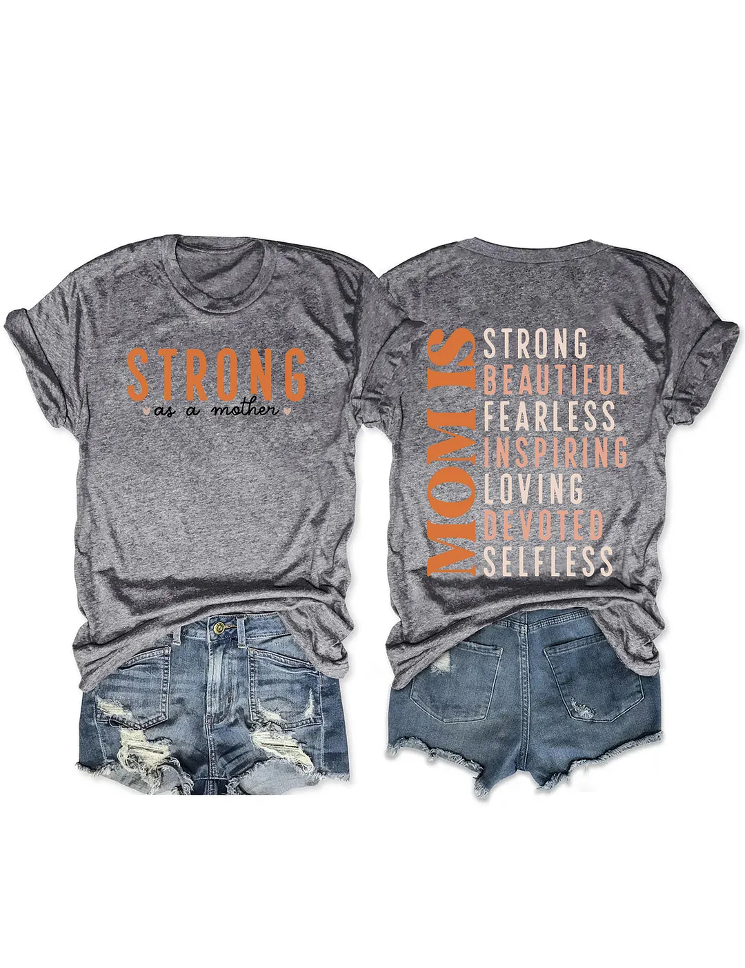 Mom Is Strong Beautiful Fearless T-shirt