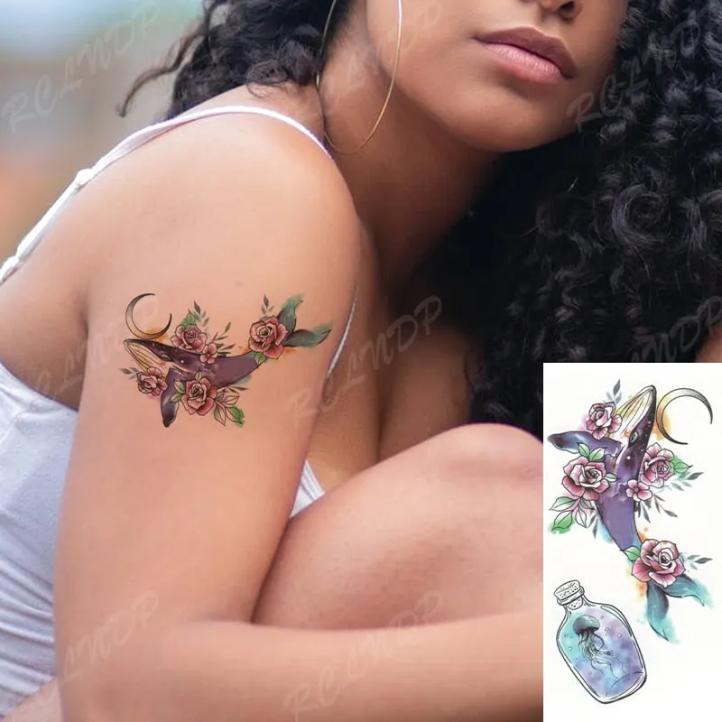Waterproof Temporary Tattoo Sticker Cartoon anime Boy Knife Tatto Flash Tatoo Fake Tattoos Small Size Art for Kids Men Women