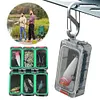 Expandable Fishing Tackle Box Luminous Waterproof Magnetic Tools Storage Box
