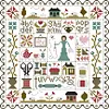 Sewing-14CT Counted Cross Stitch Kit(28*28cm)