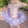 Heart Shape Baby Swim Ring Tube Leakproof Toddler Swimming Ring for Kids Toddles