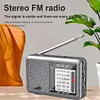 Portable Radio with Rechargeable Battery & Earphone FM AM SW Radio Pocket Radio