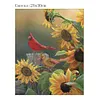 Birds Sunflower-Partial Round Diamond Painting