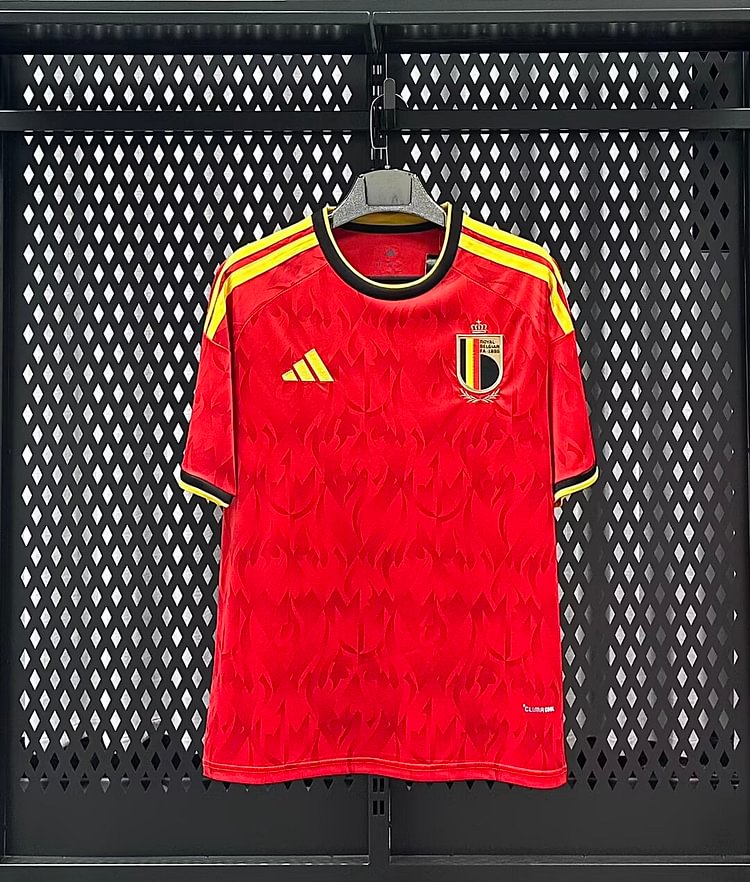 2025-26 Belgium Home Jersey - Fan Edition