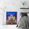 >SALE<Full Embroidery Eco-cotton Thread 11CT Printed House Cross Stitch Kit Artwork