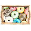 [NEW] DIY Diamond Painting Wooden Tray Food Tray with Handle Living Room Decoration Donut Wooden Tray Kit