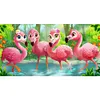 Flamingo -Full Round Diamond Painting(30*60cm)