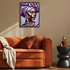 (Stamped/Counted) Purple Gemstone Woman-11CT Cross Stitch 40*55cm/15.75*21.65in