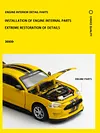 1:42 Ford Mustang GT Car Model Toy Refittable Version Zinc Alloy Material Assembly Kit