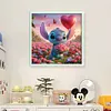 Stitch Holding A Rose-11CT Stamped Cross Stitch 40*40cm/15.75*15.75in