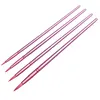 (US Local)4Pcs Watercolor Paint Brushes Long Handle Brushes for Artist Students (Pink)