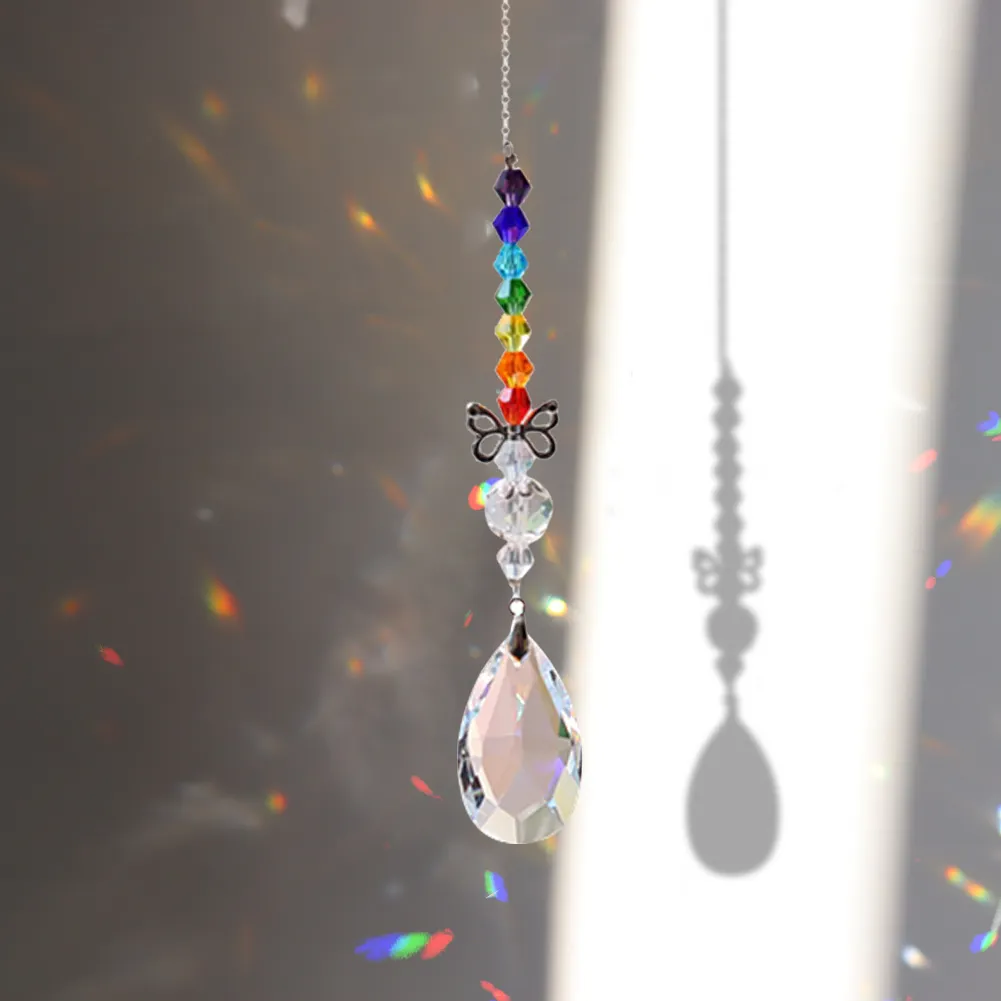 Cartoon Crystal Pendant Necklace Jewelry Craft Charm Fashion Accessory (F)