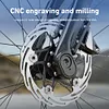 160/180mm Bicycle Rotor Disc 6 Holes Road Bicycle Center Lock Disc for Road Bike