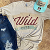 Ladies T-shirt Wild Card Retro Tee