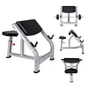 [US Local Warehouse] Fitness Preacher Curl Bench Adjustable Seated Isolated Barbell Dumbbell Biceps Station Workout Bench for Home Gym Fitness Equipment