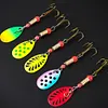 10pcs Boxed Metal Spoon Spinner Fishing Lure Fishing Wobblers Artificial Bait(A)
