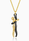 18K Gold-Plated | Elegant Couple Hug Heart Pendant Necklace Romantic Jewelry Gift for Women