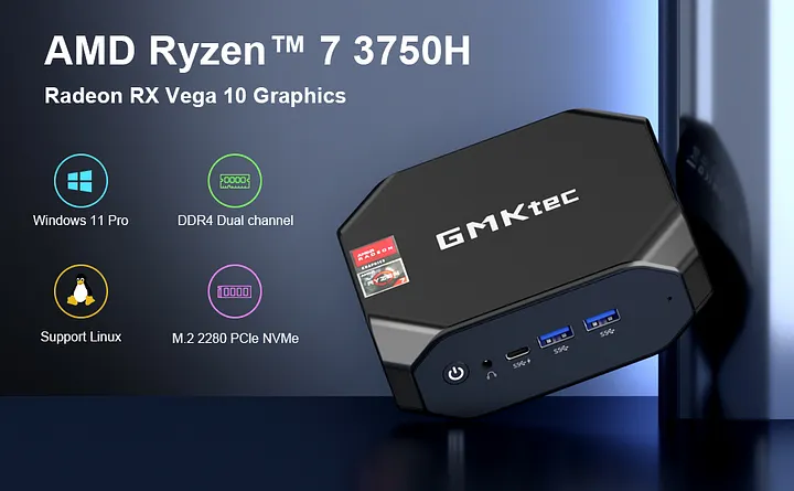 AMD Ryzen 7 3750H Mini PC NucBox4