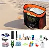 2-in-1 Mesh Beach Bag Large Beach Tote Bag Swimming Pool Travel Bag for Women