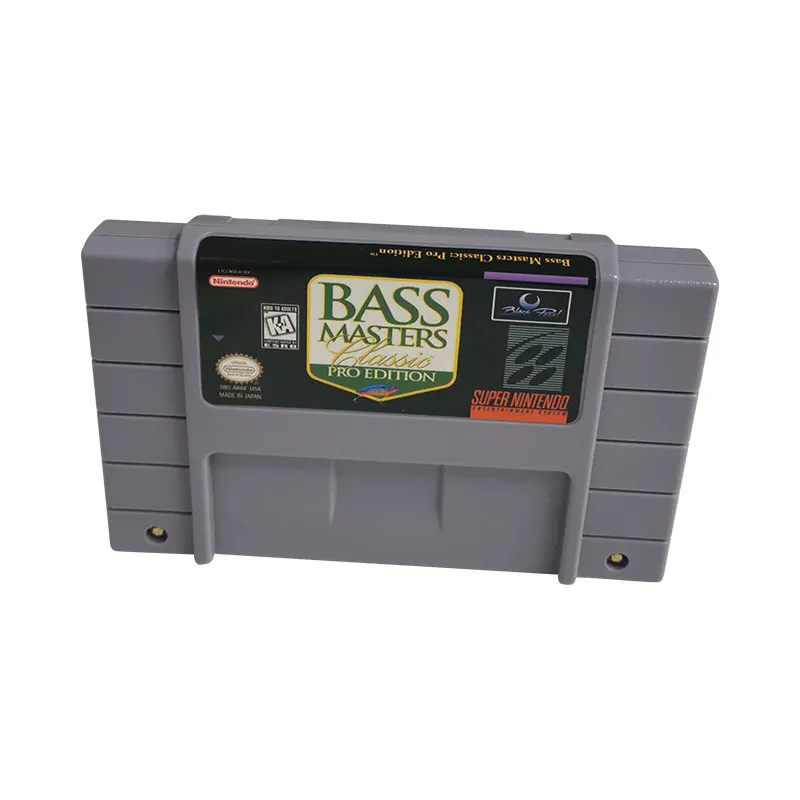 Bass Masters Classic SNES For Super Nintendo Entertainment System - 16 Bit US Version Game Cartridge