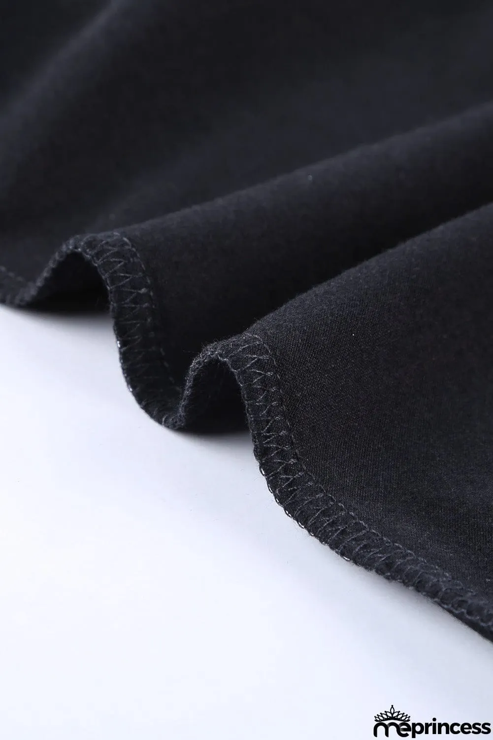 Round Neck Short Sleeve Solid Color Tee