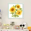Sunflower - 9CT Partial Beaded Cross Stitch Kit(19x19cm)