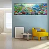 (Big Size)Ocean World - 11CT Counted Cross Stitch - 30*90cm - Animal Natural