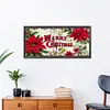 Merry Christmas - Full Round Diamond Painting (50*25cm)