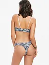 ZAFUL 2019 Hot New Arrival Sexy Bikinis Snakeskin Print High Leg Bikini Set Women Swimsuit Swimwear Wear on both sides Biquini