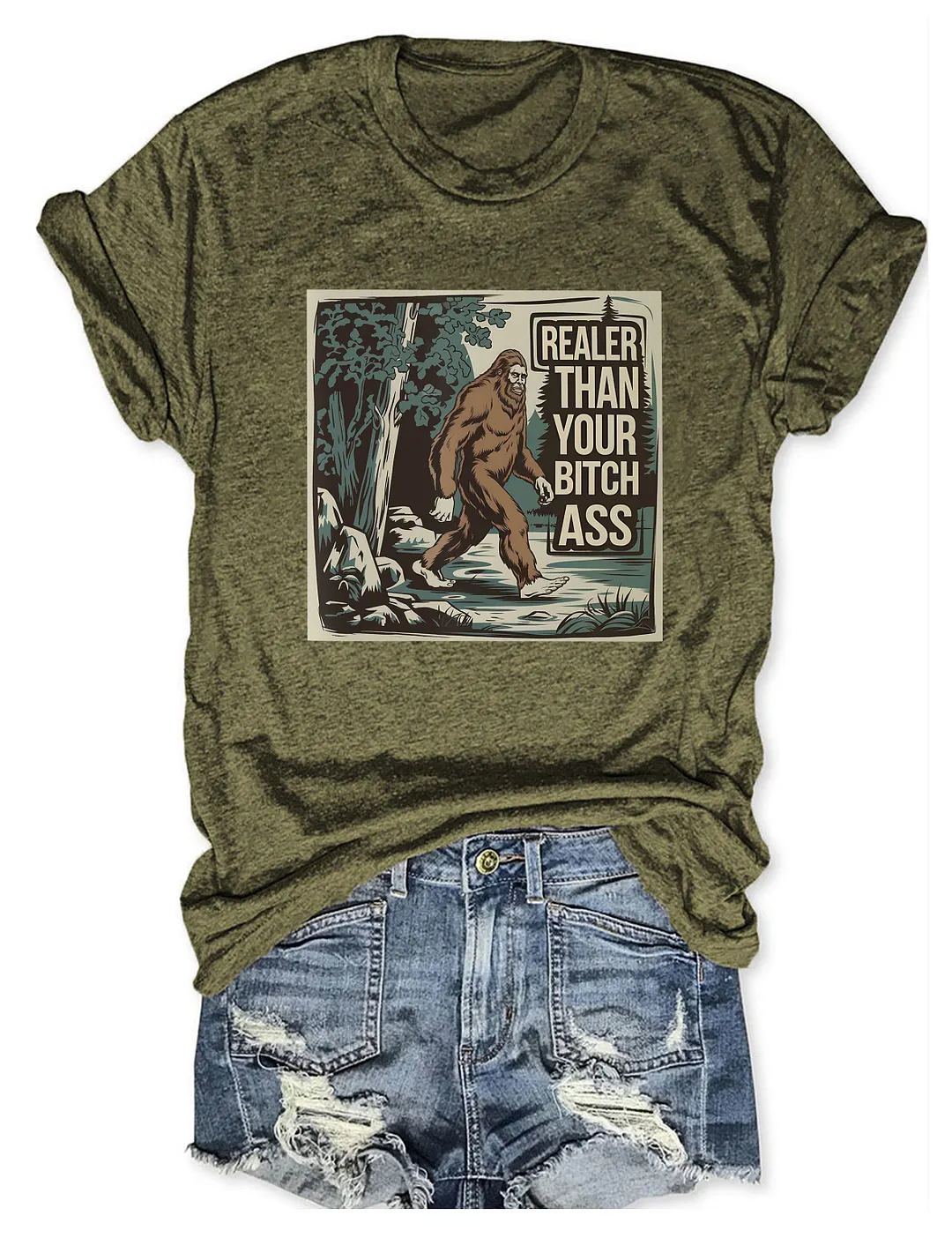 Realer Than Your Bitch Ass Funny Nature Lover T-shirt