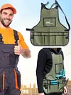 Work Apron Oxford Cloth Waterproof Heavy Duty Woodworking Apron for Woman Men