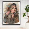 Woman-Paint by Numbers Acrylic Painting 30*40CM