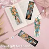 (US Local)8Pcs DIY Dream Catcher Diamond Painting Art Bookmarks with Crystal Pendants