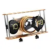 Retro Flip Down Clock, Moving Gear Wall Clock, 3D Movements, Desk Clock, Office Shelf Clock Home Decorative Alarm