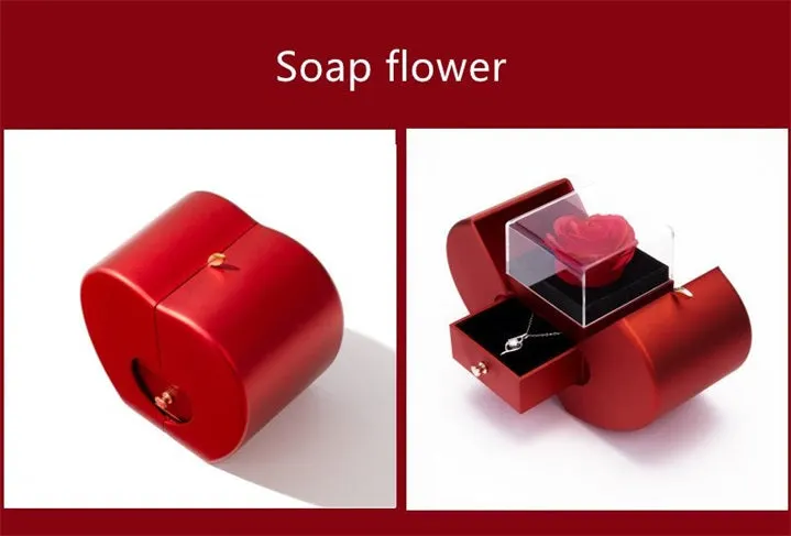🔥Mother's Day-50% OFF🔥Lidonsale ROSE BOX(❤️Free Shipping-Included Giveaway Necklace)