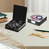 (US Local)PU Moon Flower Diamond Painting Notecard Box with 160 Sheets of Paper