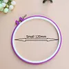 5pcs Cross Stitch Circle Set DIY Craft Round Hand Embroidery Hoops Rings