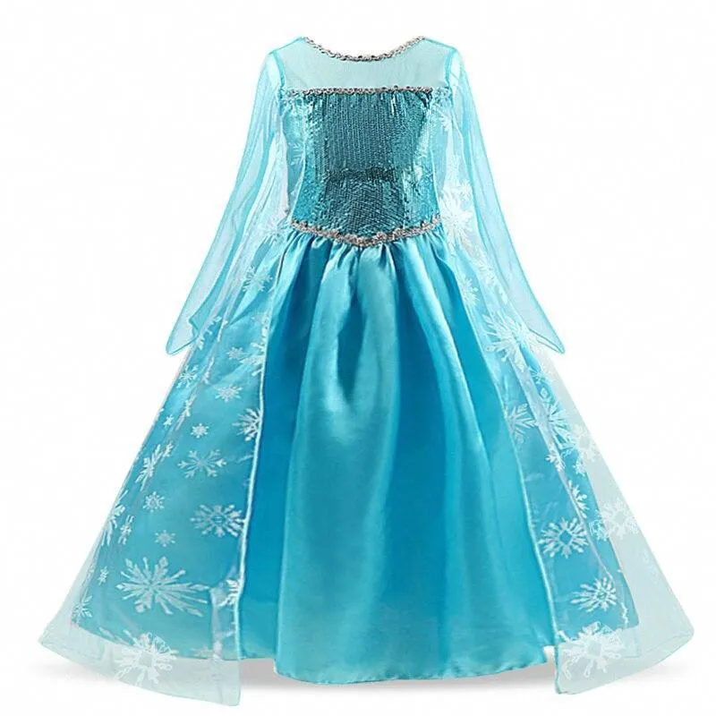 4-10 Yrs Fancy Baby Girl Halloween Cosplay Costume Beauty And The Beast Dress Carnival Christmas Princess Kids Dresses For Girls 1108-1