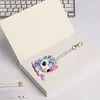7pcs Double Side Diamond Painting Special-shaped Drill Unicorn Keychain Kits