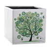 5D Diamond Painting Folding Storage Basket Box Embroidery Cross-stitch Picture Art Craft For Home Closet Cabinet Bedroom Toy Sundry Organizer (Season Tree)