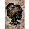 Book Girl-11CT Stamped/Counted Cross Stitch 45*65cm/17.72*25.59in (Big Size)