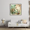 Chair Flower Hat-11CT Stamped Cross Stitch 40*40cm/15.75*15.75in