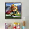 (Stamped/Counted) Green Bay Packers Football-11CT Cross Stitch 40*40cm