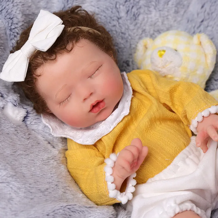 Babeside Gina 12" Full Silicone Sleeping Baby Newborn Girl Healing the Heart