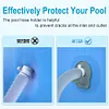 2 Pack Swimming Pool Pipe Holders with Tape Designed Compatible with Intex Pools