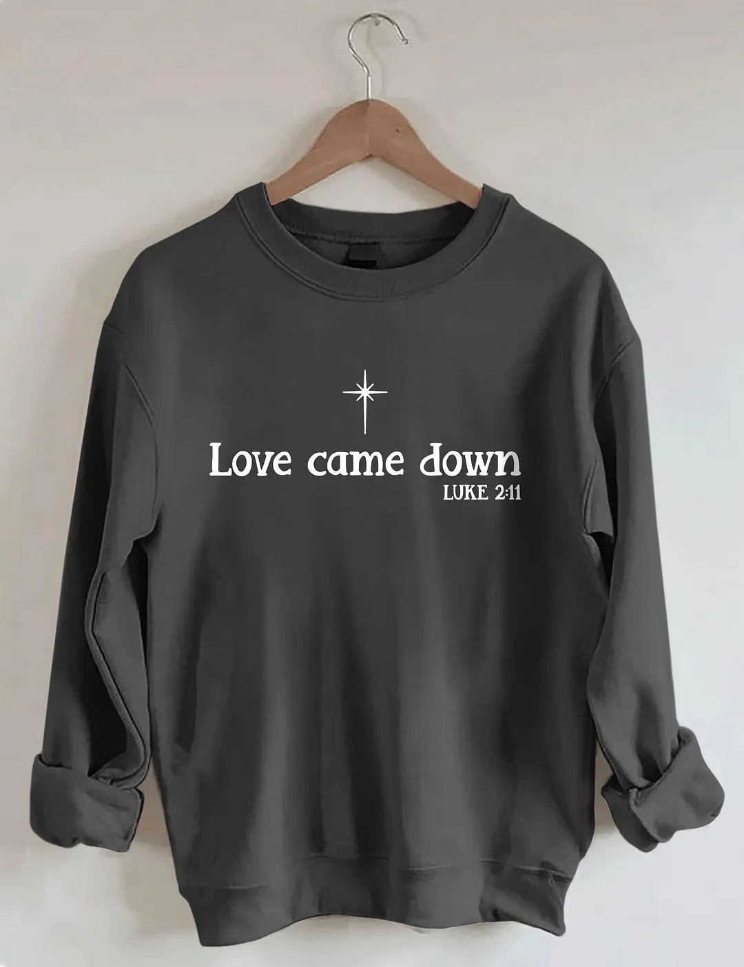 Love Come Down Christmas Nativity Sweatshirt