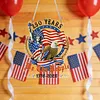 250th Anniversary of US Flag DIY Acrylic Diamond Painting Hanging Kit Special Shape Crystal Rhinestone Art Pendants Single Side Drill for Adults Gift Home Wall Or Window Decor
